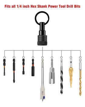 Katerk palm-sized bit holder offers compact durability for daily tasks.