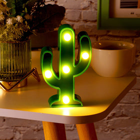Kathfly mini cactus light for compact night lighting on shelves or desks.