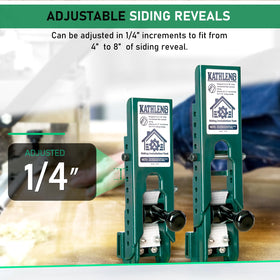 Kathleno adjustable reveals 4 to 8 inches supports accurate board gaps.