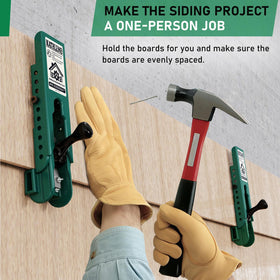 Kathleno polycarbonate body tool ensures durable, scratch-free siding work.