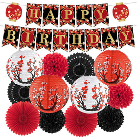 KaTiSeMo hibachi banner strings for festive birthday decor