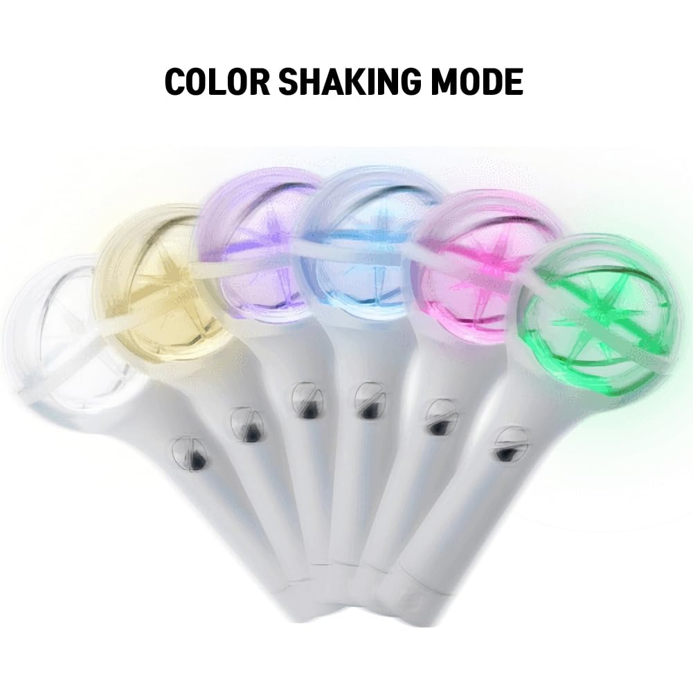 KATSEYE Official Lightstick strap attached for secure wear during events.