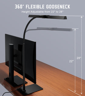 Kaulsoue desk lamp includes USB power adapter for flexible powering.