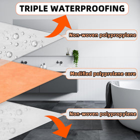 Kauwm moisture barrier for bathrooms and saunas preserves dry surfaces