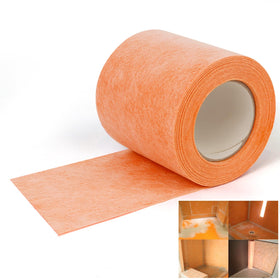 Kauwm waterproof membrane for shower, 5in by 50ft, durable moisture protection.