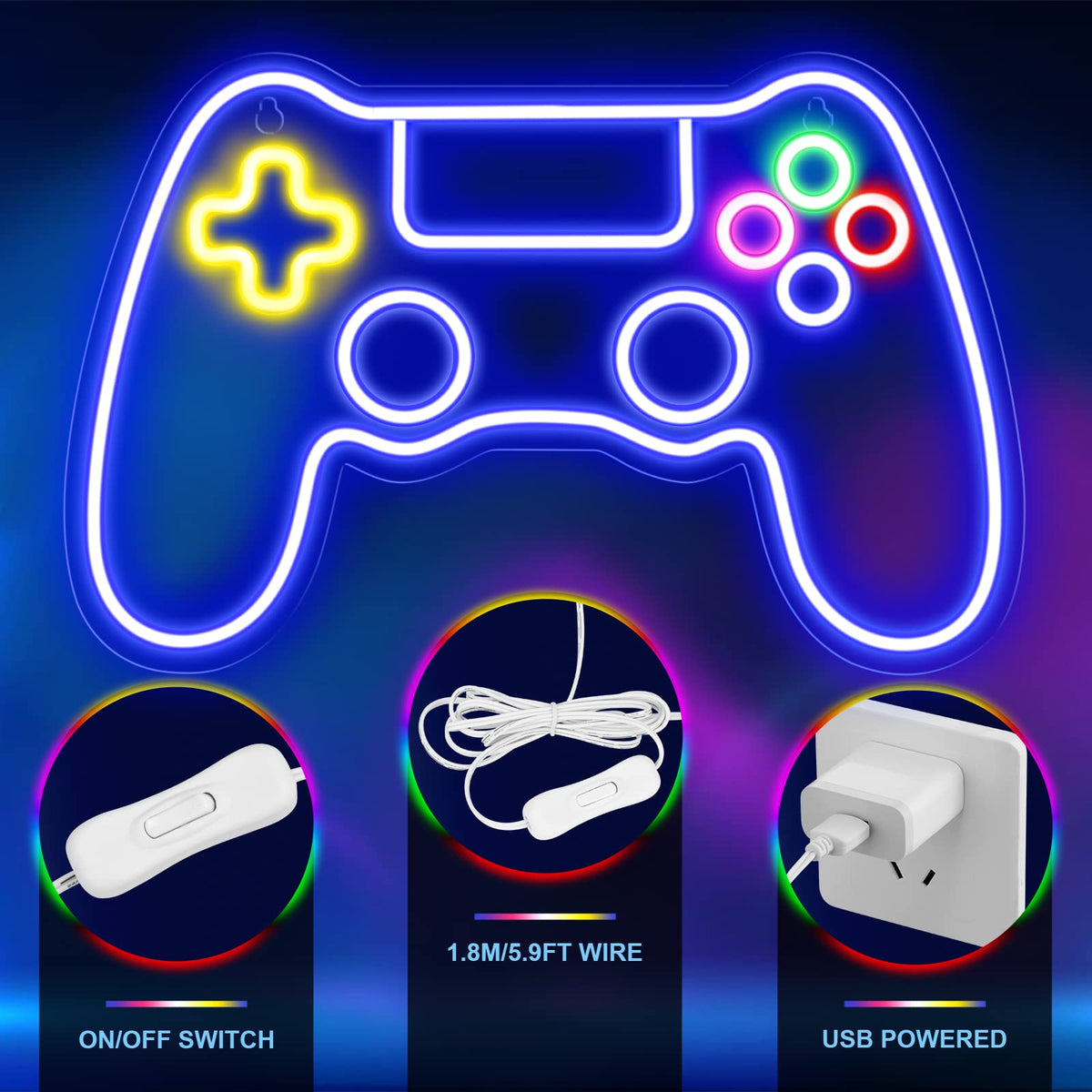 Kavaas gamepad wall decor that complements consoles.