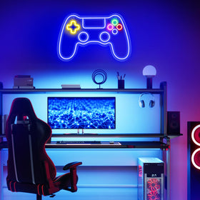 Kavaas neon sign features pre-drilled holes for quick mounting.