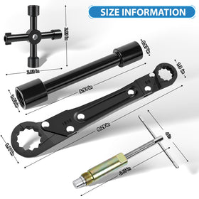 Kavedod four-in-one plumbing wrench enables fast, versatile repairs.