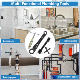 Kavedod multi-function tool ready for angle-stop and compression tasks.