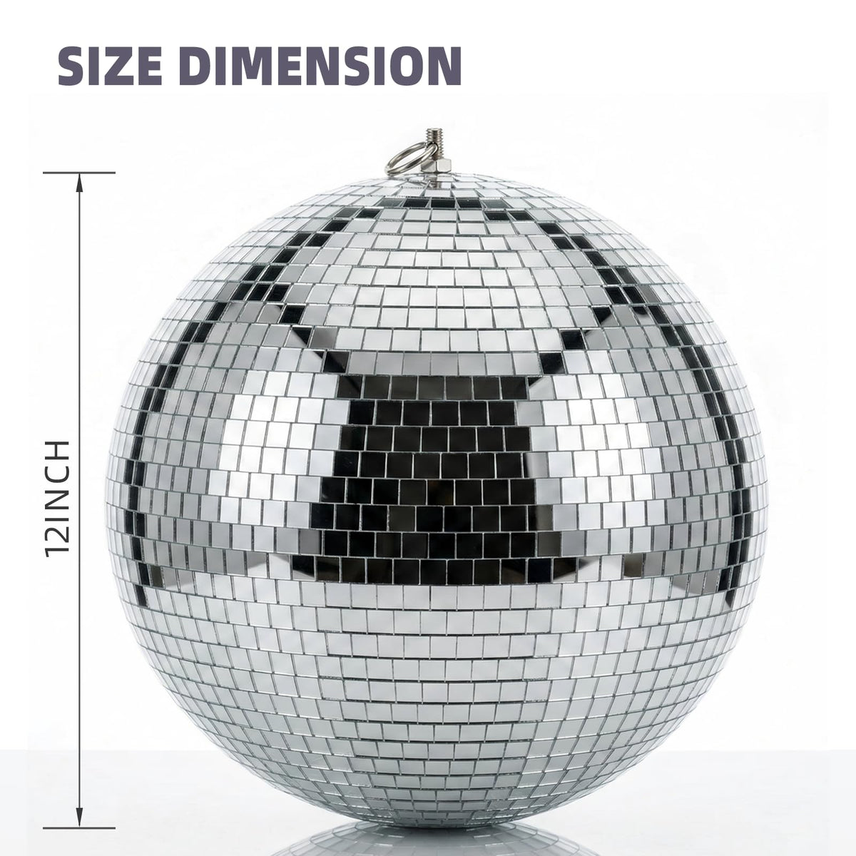 Kaviooy rotating mirror ball creating dynamic party reflections and movement.
