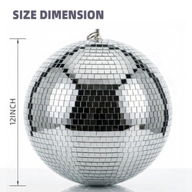 Kaviooy rotating mirror ball creating dynamic party reflections and movement.