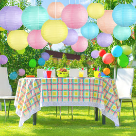 KAXIXI lanterns decorating indoors and outdoors for easy setup.