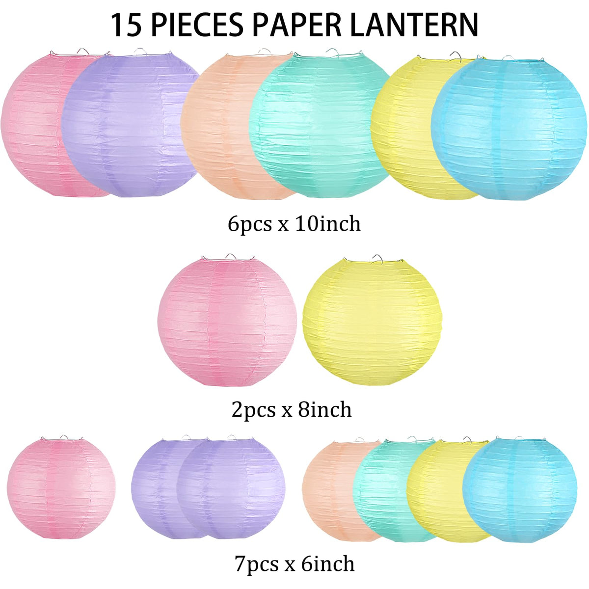 KAXIXI lanterns for weddings and celebrations adding pastel charm.