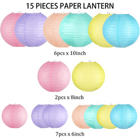 KAXIXI lanterns for weddings and celebrations adding pastel charm.