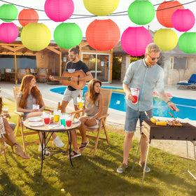 KAXIXI lanterns decorate porches or tents for outdoor celebrations