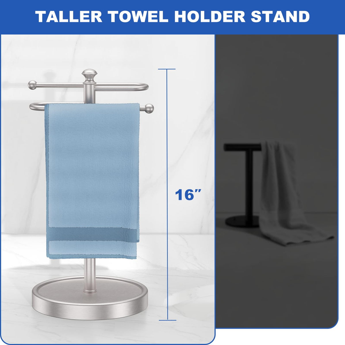 Kaxnuaxu anti-slip base keeps towels secure and surfaces protected