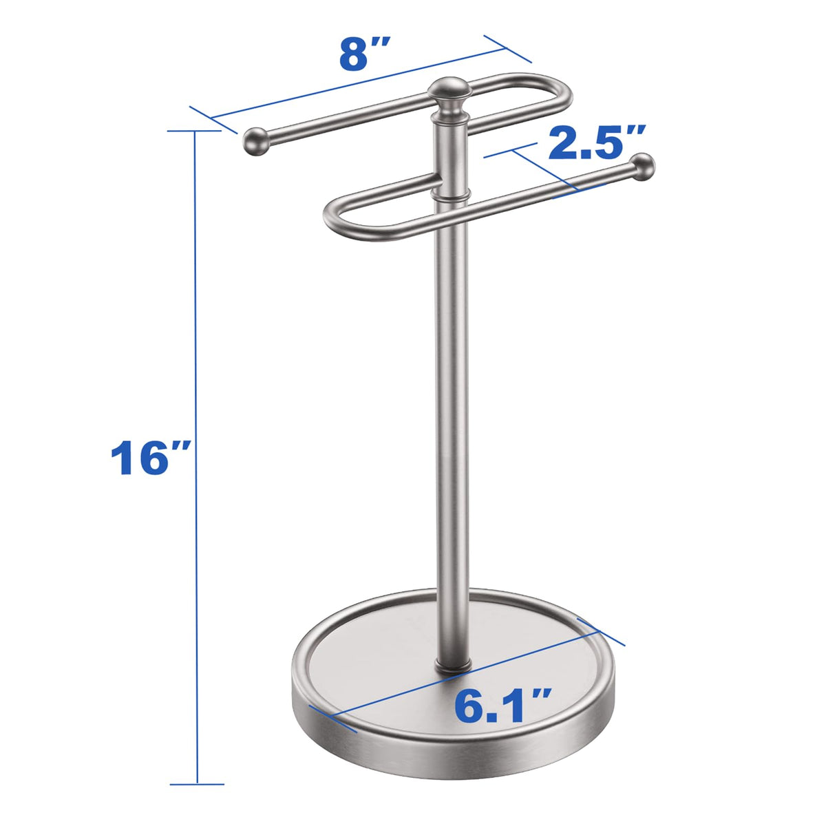 Kaxnuaxu countertop towel stand organizing towels and small items