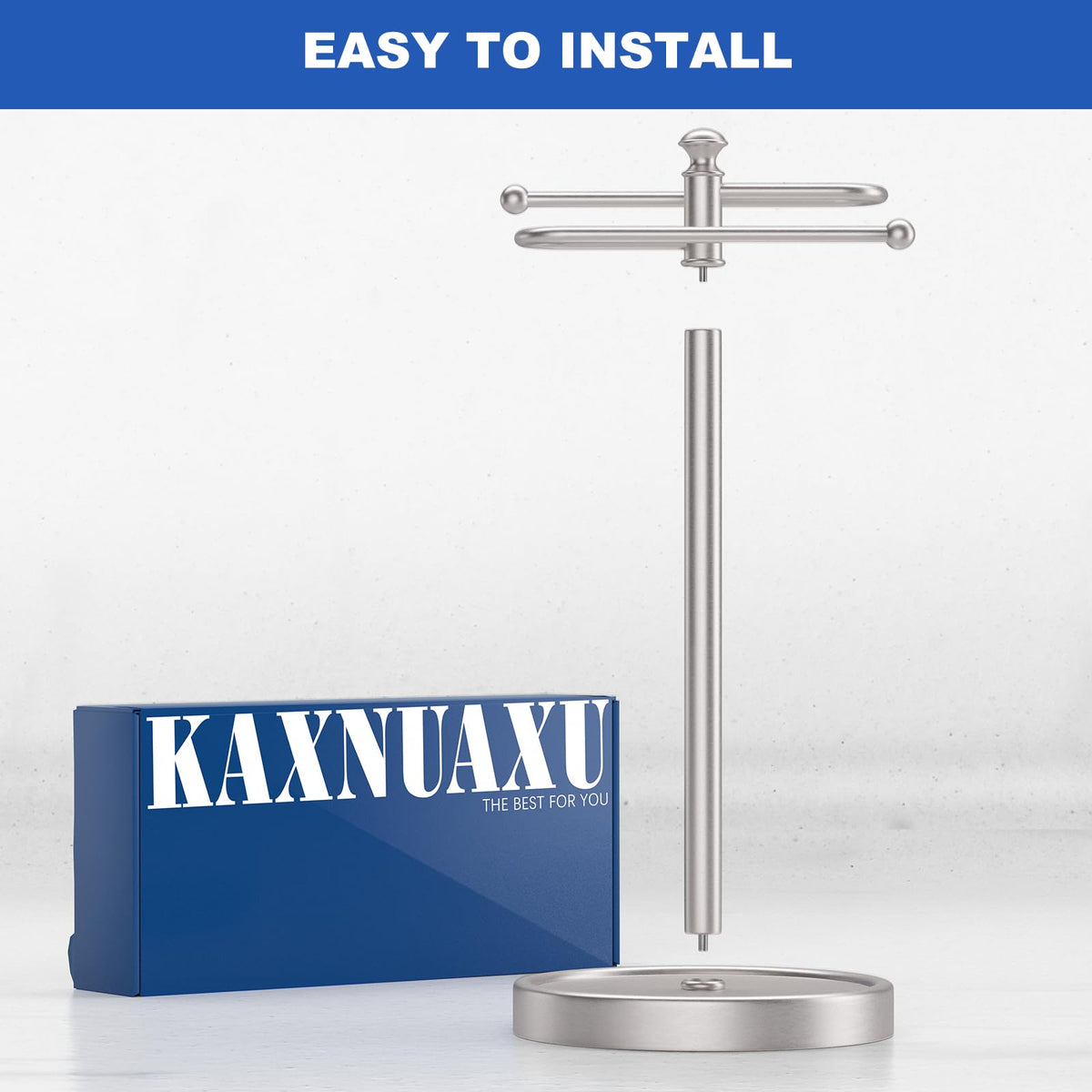 Kaxnuaxu durable rustproof towel holder for humid spaces