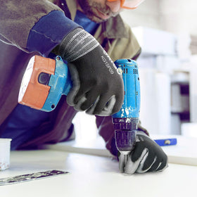 KAYGO gloves suitable for precision tasks like electronics assembly and parts handling.