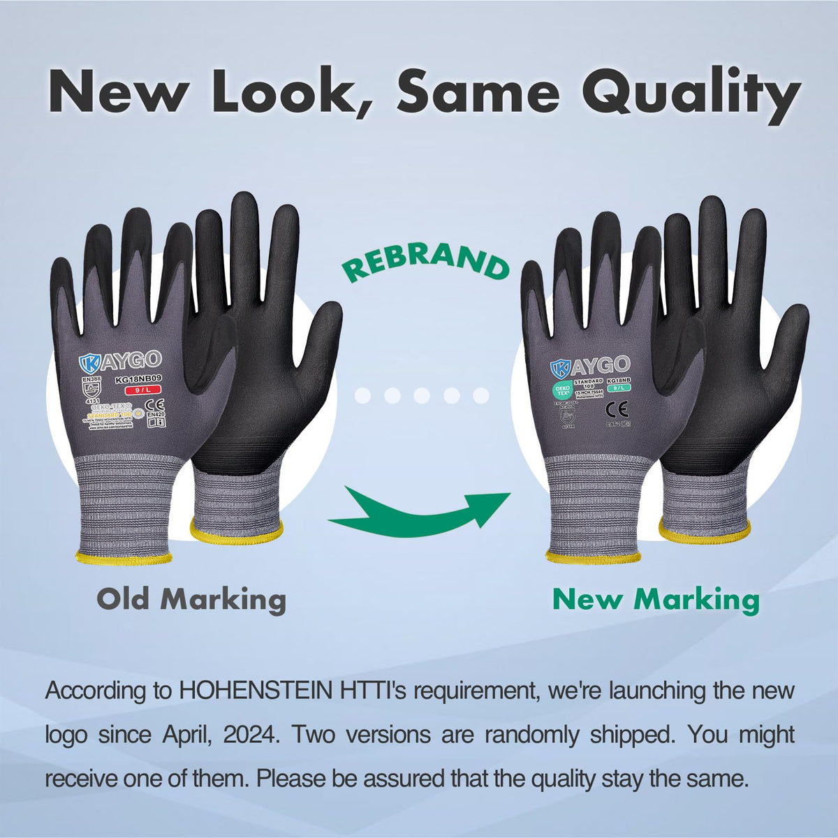 KAYGO KG18NB 12-pair pack suitable for automotive, warehouse, and construction settings.