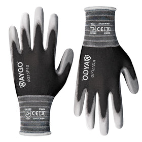 KAYGO Ultra Thin PU-coated gloves – palm grip ideal for precise handling