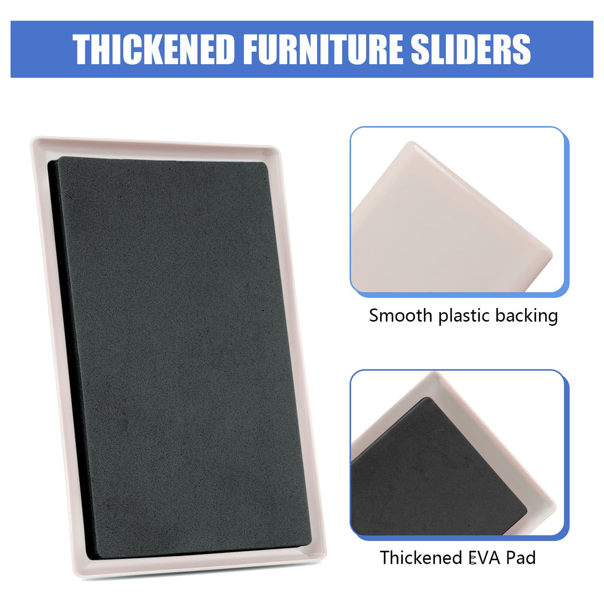 Kayzn durable plastic EVA sliders deliver smooth glides and long-lasting use.