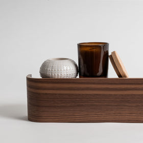 Kazai Toke matte veneer detail shows refined texture and finish.