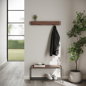 Kazai Toke slim profile fits neatly in narrow hallways.