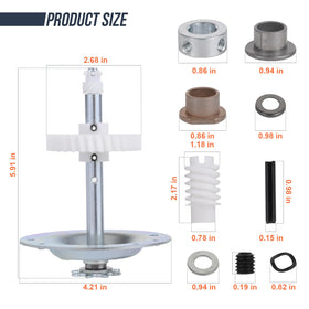 Kbiykuy assembly kit laid out with visual guide for easy upgrade.