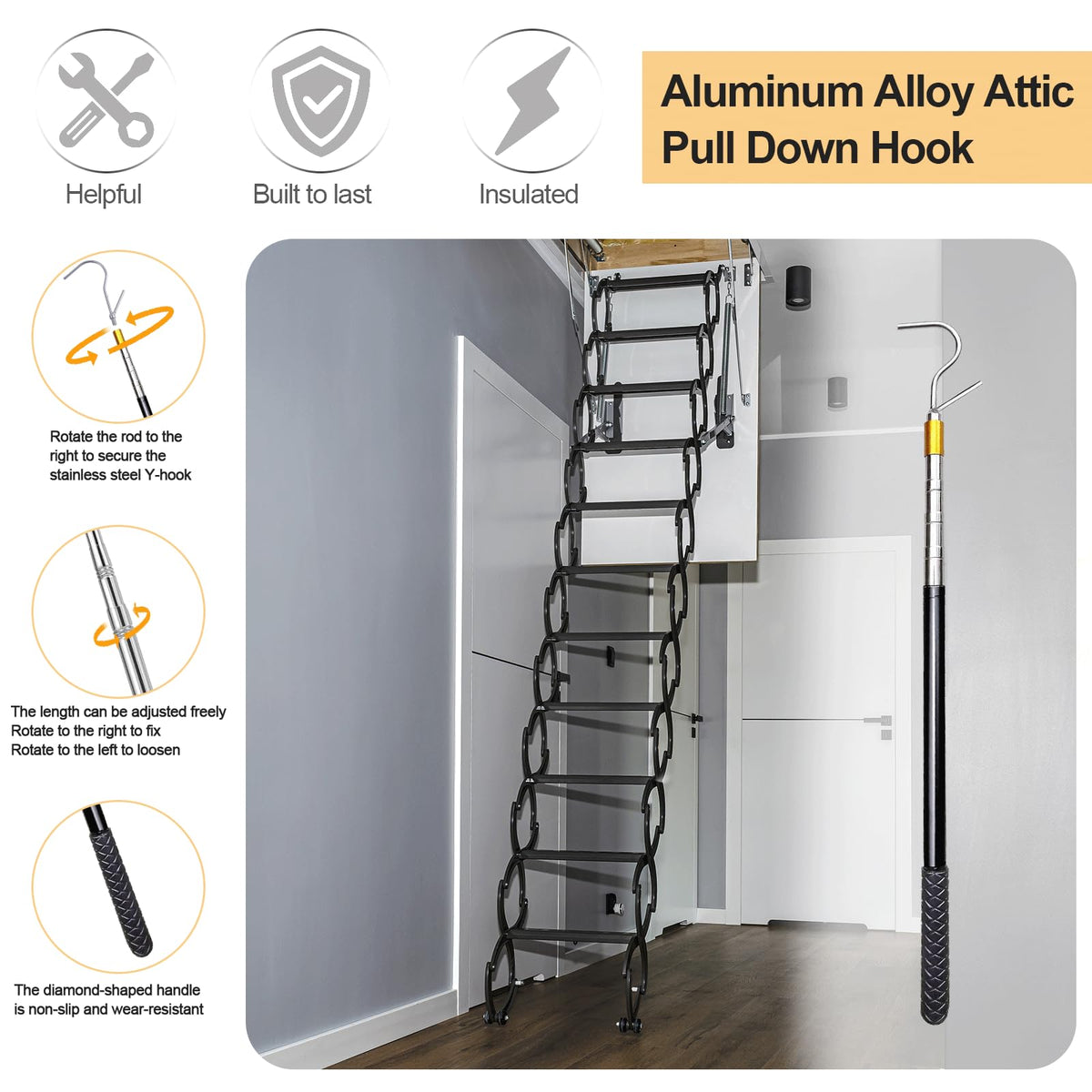 Kbiykuy versatile pull-down solution suitable for garage doors and more.