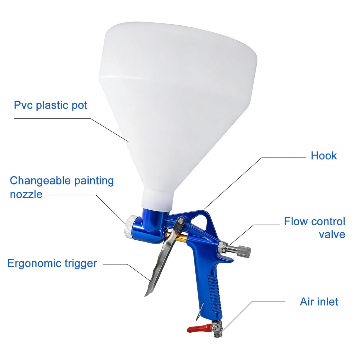 KCNKCN durable stainless nozzles ensure long-lasting precision.
