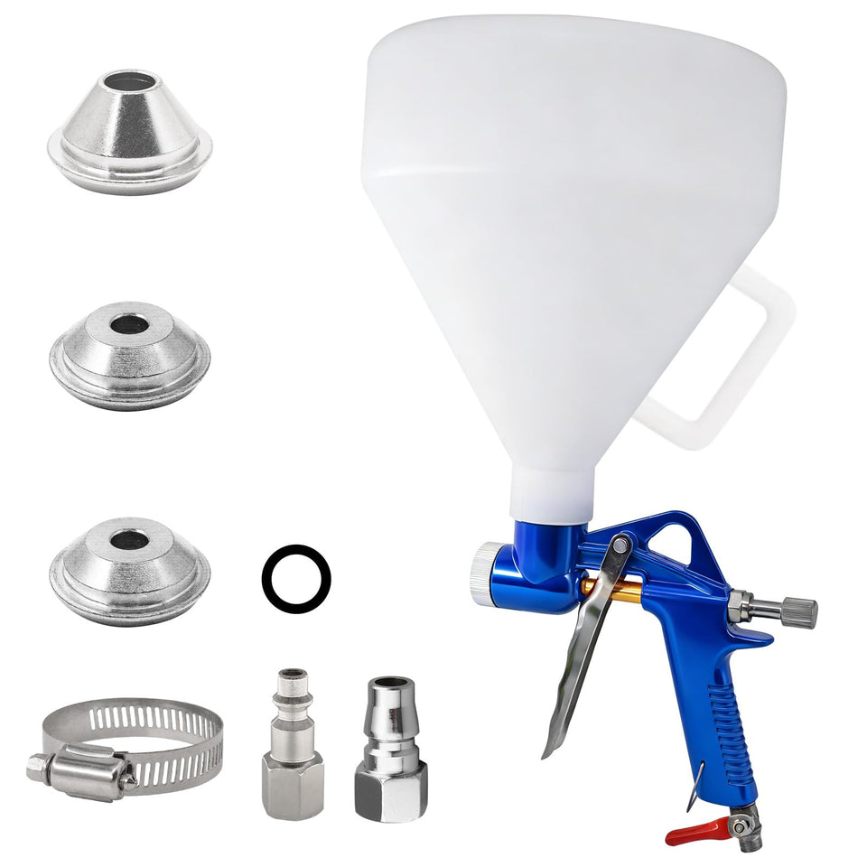 KCNKCN texture spray gun with 4mm nozzle for even light textures.
