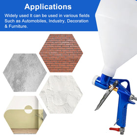 KCNKCN texture sprayer with 6mm nozzle for mid-range wall textures.