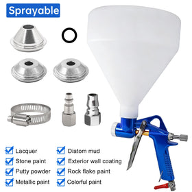 KCNKCN texture sprayer 8mm nozzle for heavy-duty coatings.