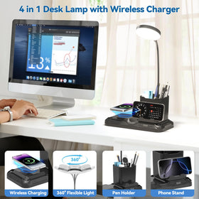 KDD 360° rotating gooseneck lamp directs light precisely where needed