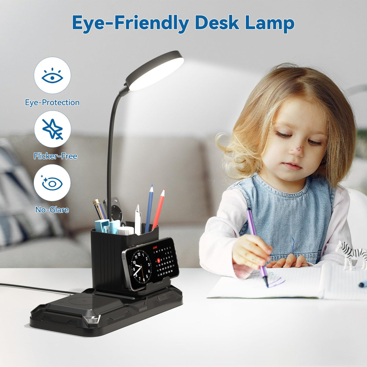 KDD white mode desk lamp ideal for focused work