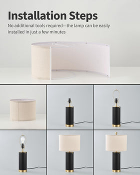 KDG 23.4-inch lamps positioned on a console for cohesive decor styling.