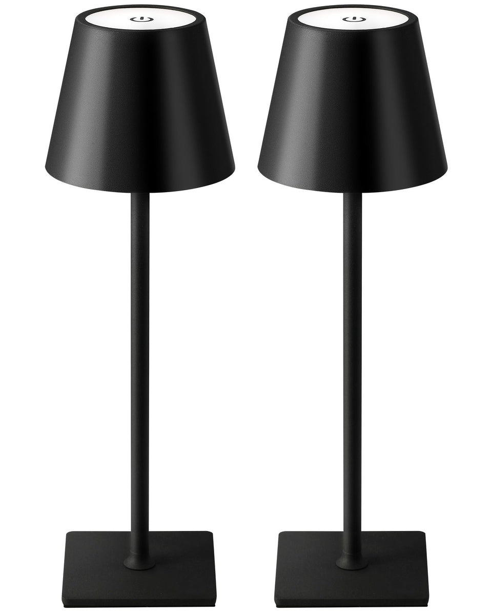 KDG cordless table lamp front view showing portable design for versatile spaces