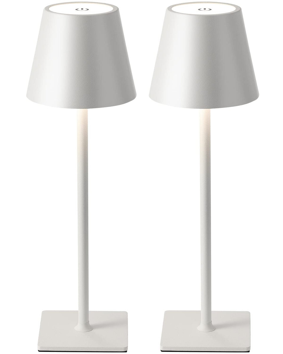 KDG 2-pack cordless table lamp for flexible placement and stylish lighting.
