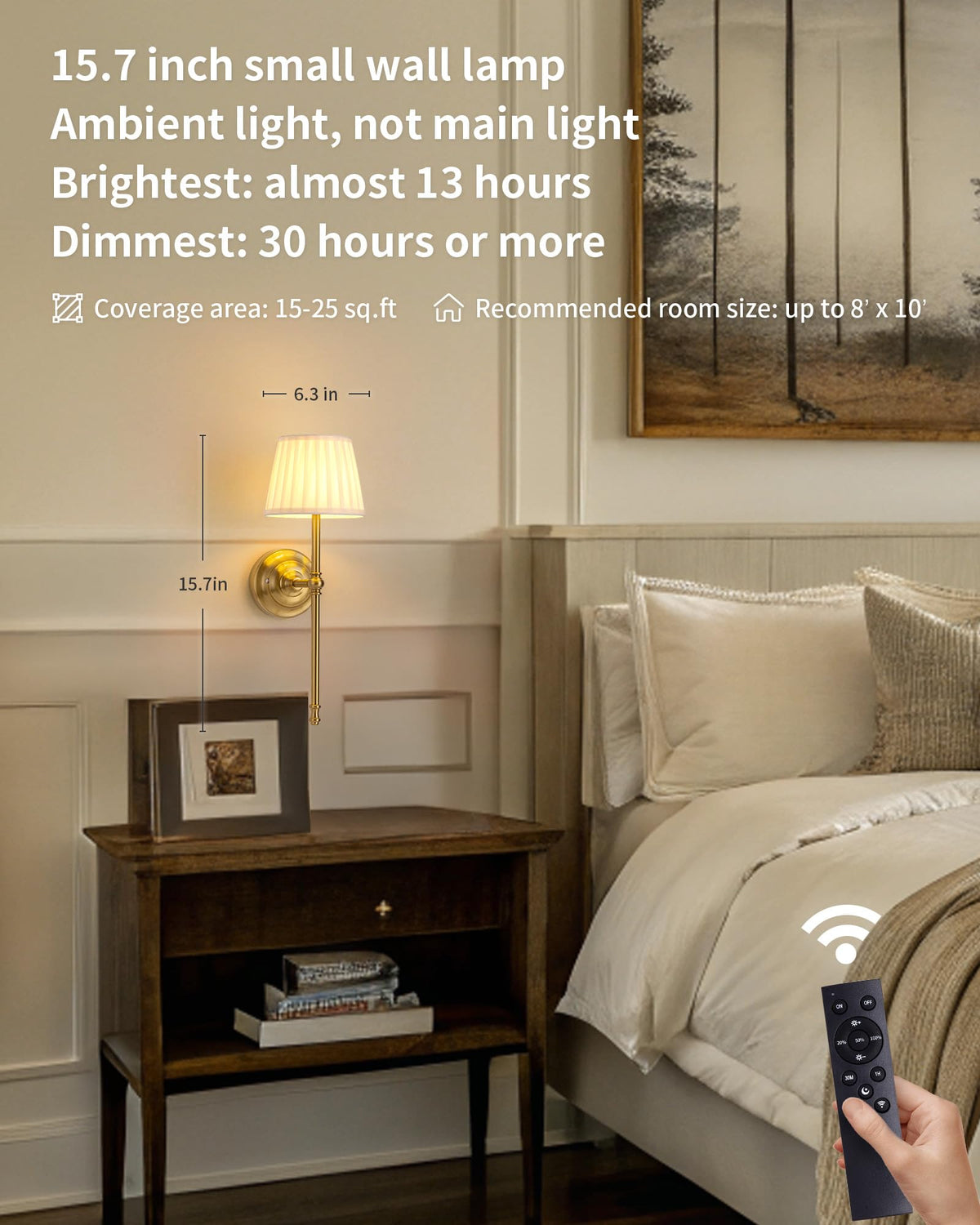 KDG cordless wall sconce assembled set 2 ready to brighten living spaces