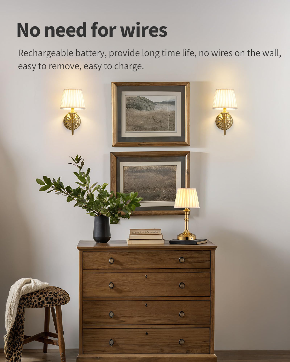 KDG fabric lampshade provides soft, comfortable light