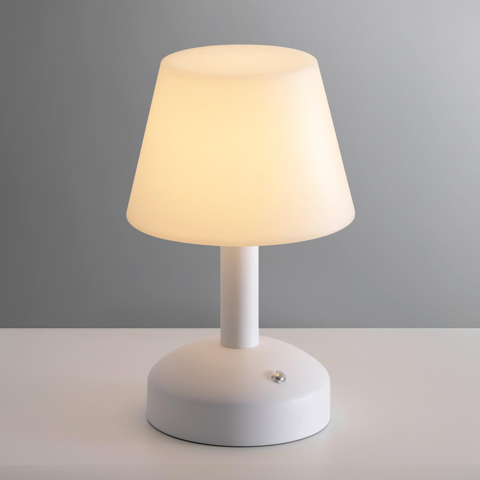 KDG modern cordless table lamp front view for compact desk lighting