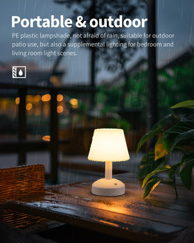 KDG lamp side-angle showing slim profile for small rooms