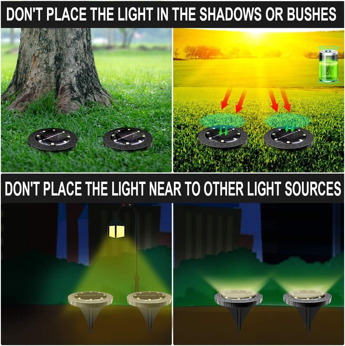 KDORRKU landscape light bright LED ambiance for paths and driveways