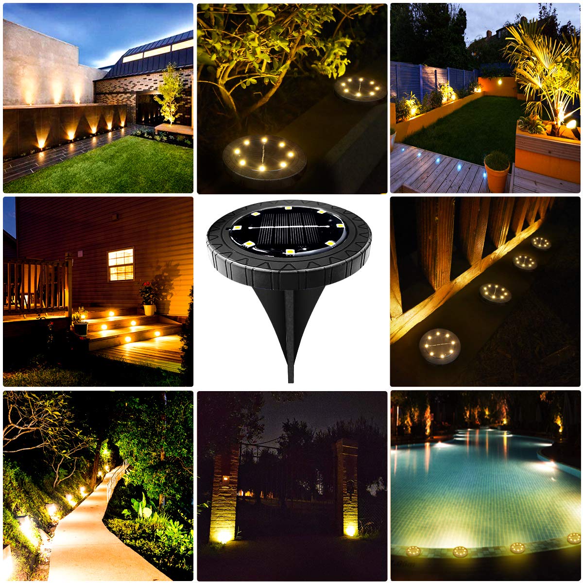 KDORRKU low-maintenance solar garden lighting for gardens and yards
