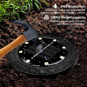 KDORRKU energy-saving outdoor light on ground with anti-slip edge