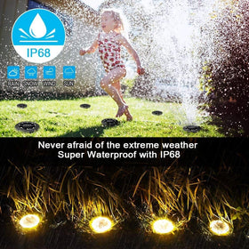 KDORRKU path light showing replaceable 600mAh battery and bright LEDs