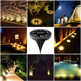 KDORRKU walkway light auto-illuminates at dusk and off at dawn