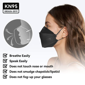 Keangs KN95 mask is thin and lightweight for breathable wear