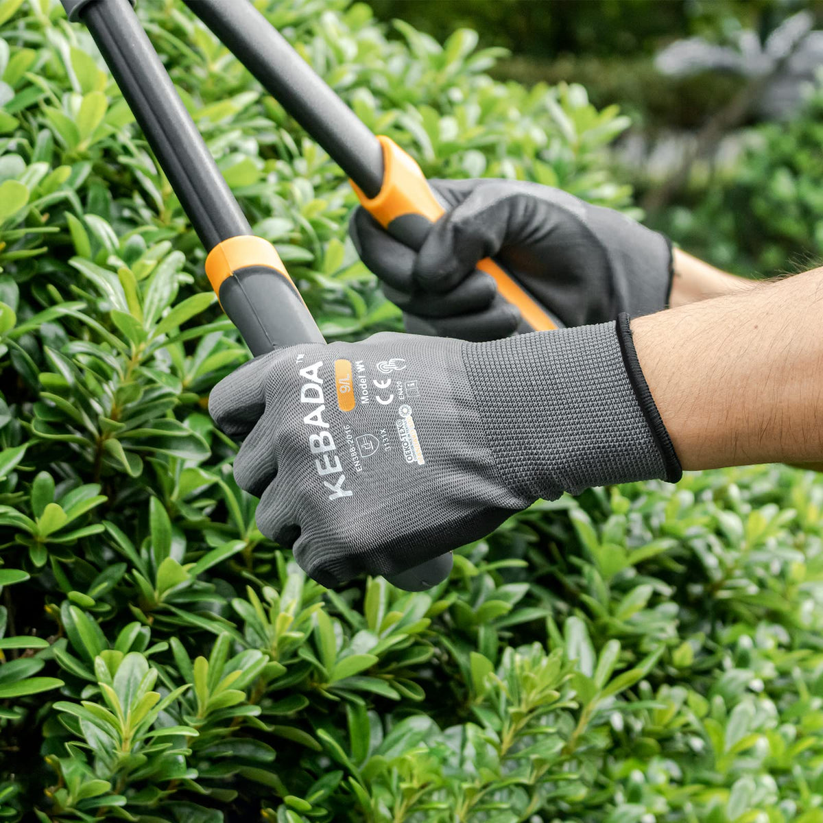 Kebada W1 gloves feature durable PU coating for abrasion resistance.